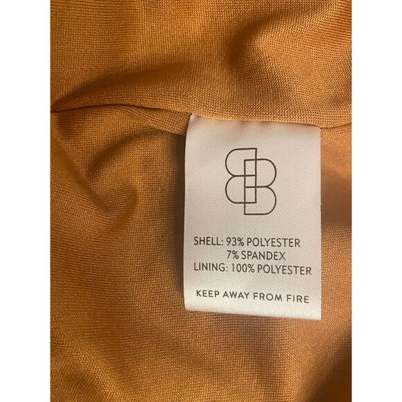 Baltic Born Kourtney Velvet One Shoulder Midi Dress in Spice L Holiday Fall - Picture 7 of 12